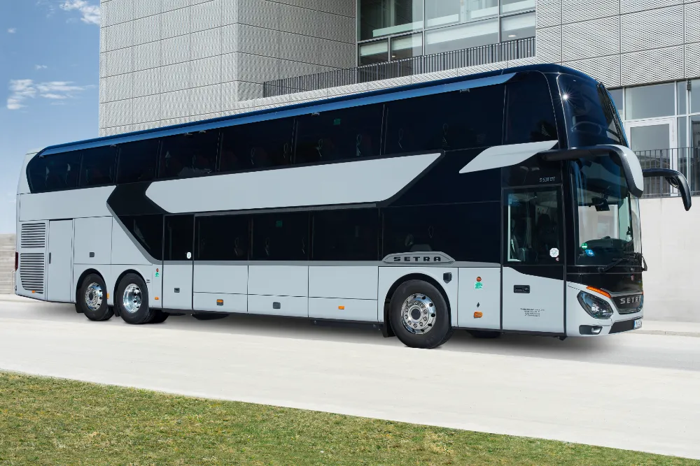 Luxury Setra double-decker coach from Autobus Brettschneider for large tour groups